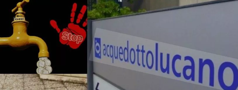 Crisi idrica in Basilicata - Avvio delle interruzioni programmate